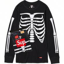 Supreme Hanes Bones Thermal Crew FW25 Unisex (1 Pack) - màu đen - Xem 1