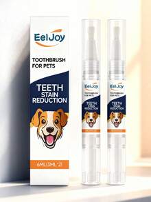 2pcs EelJoy Pet Teeth Cleaning Pen With Mint - Removes Stains & Plaque, Freshens Breath & Whitens Gently For Healthy Dog & Cat Oral Care, Easy Daily Use - View 13