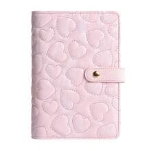 This Sticker Book, A 2026 Macaron Heart-Shaped Cash Budget Planner, Is A Customizable A6 Refillable Budget Planner With A Cute Heart-Shaped PU Leather Cover (Available As A Single Cover Or Complete Set). This Unique Savings Planner Makes A Great Mother's Day Gift, Office Supplies, Or Everyday Household Budgeting. - Macaron Binder - View 6