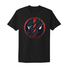 Deadpool Vs Wolverine, Amazing Hero   Movie T-Shirt (2)-2 - Black - View 8