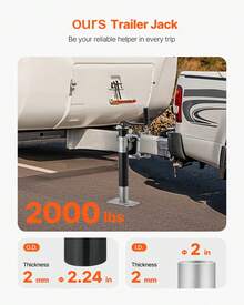 Cric per auto - Plattenbolzen Standardausführung 2000 lbs - Visualizzare 2