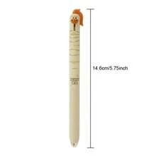 4pcs/Set Pony Style Neutral Pens, 0.5mm Quick-Drying Black Ink, Creative Animal Design Writing Pens, Office Supplies - Sets - View 7