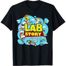Lab Story Lab Week 2026 Medical Laboratory Technician Team T-Shirt - 黑色 - 查看 1