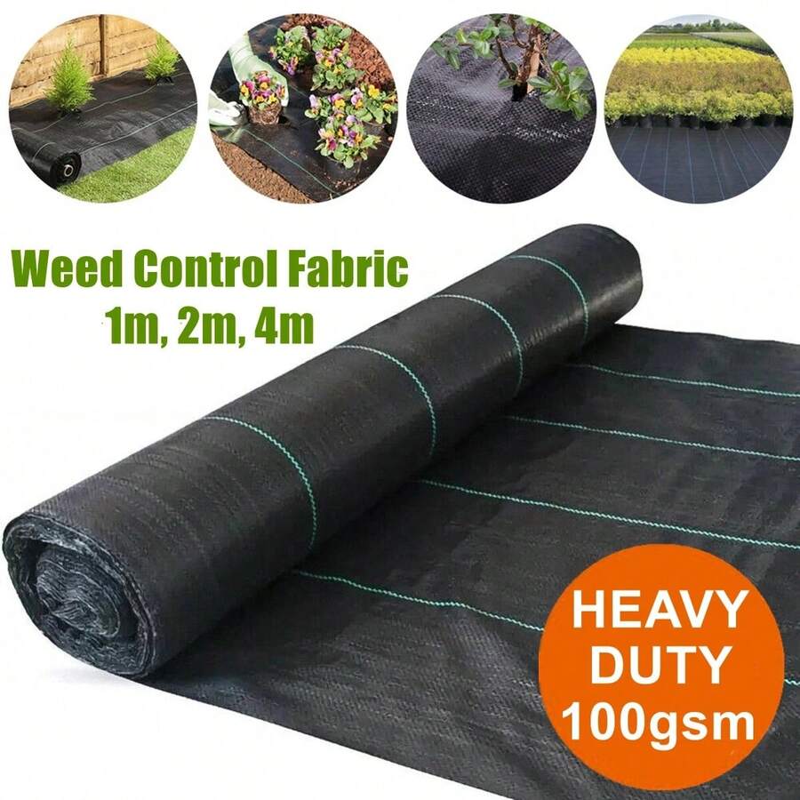 1m/2m/4m Wide/100GSM Control Fabric Membrane Garden Ground Cover Mat - 1米寬 - 查看 1