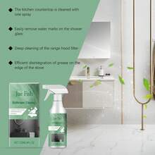 Multi-Purpose Bathroom Cleaner, Household Degreasing & Descaling Spray Cleaner - 120ml - View 10