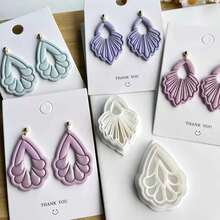 Bohemian Style Jewelry Making Kit, Romantic Spring Vibe, Minimalist Polymer Clay Molds And Tools, Reusable For Handmade Craft Jewelry Projects - White - View 7