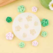 Silicone Mold For DIY Handmade Artificial Succulents - White - View 2