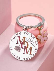 New Mom Birthday Gifts From Son Daughter First Time Best Pregnant Mom Ever Gift Idea Boy Girl Mom Era Keychain - Multicolor - View 10