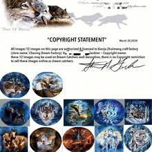 Dream Catcher With Animal Design Bedroom Wall Hanging Boho Home Decor Feather Ornament Unique Craft Pendant 6 Inch Owl - Dc22 6inch Owl - 查看 10