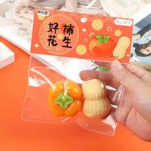 1 套 - 2026 新款“柿子花生”挤压玩具 - 寓意吉祥的减压玩具，创意治愈桌面摆件 - 节日礼物，创意惊喜，完美礼物 - 彩色 - 查看 7