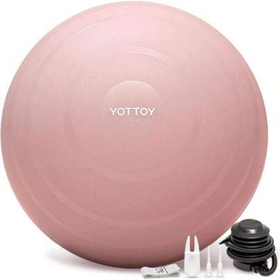 YOTTOY Anti - Burst Exercise Ball Working Out, Yoga Pregnancy, Thick Workout Ball For Physical Therapy Fitness