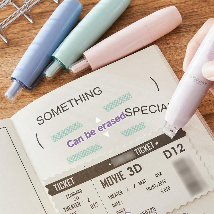 Roll Coated Double-Sided Tape, Permanent Adhesive Scrapbook Tape Dispenser Runner, Glue Tape Roller For Scrapbooking, Crafts And Arts Projects, Photo-, Smooth & Clean - Round - View 7