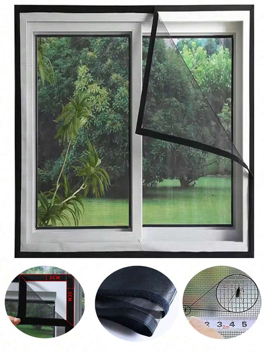 Anti-Mosquito Window Screens,Insect Mosquito Nets For Window Screen Mesh Tulle Invisible Fiberglass Against Mosquitoes And Flies