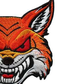 1 pieza Parche bordado de la mascota enojada del equipo de fútbol de la ciudad de Houston para planchar - Multicolor - Ver 5