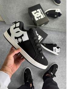 Premium  Court Graffik Sk8 Men's And Women's Street Skate Shoes - Đen và trắng - Xem 4