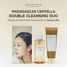 SKIN1004 Madagascar Centella Double Cleansing Duo Set, Cleansing Oil 200ml + Ampoule Foam 125ml, Makeup Removal, Exfoliating, Hydrating, Pore Cleansing, EWG Green Grade, Sensitive Skin Friendly, Korean Skincare, Best Korean Skincare, Top Selling Cleaning Oil, Best Selling Face Wash, Summer, Mother's Day Gift, Best Gift Set, Bikini - Cleansing Duo Set - 查看 6