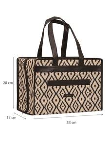 BOHE ÇOK AMAÇLI SEYAHAT ÇANTASI - Transparent White Model - View 3