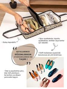 BOHE ÇOK AMAÇLI SEYAHAT ÇANTASI - Transparent White Model - View 7