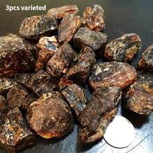 [1pc Natural Amber Stone] Natural Amber Stone - 1pc Elegant Jewelry Making, Science Education Display, Collector's Gift - Decorative Crystal-Like For St. Patrick's Day, Easter, Mardi Gras - Orange - View 9