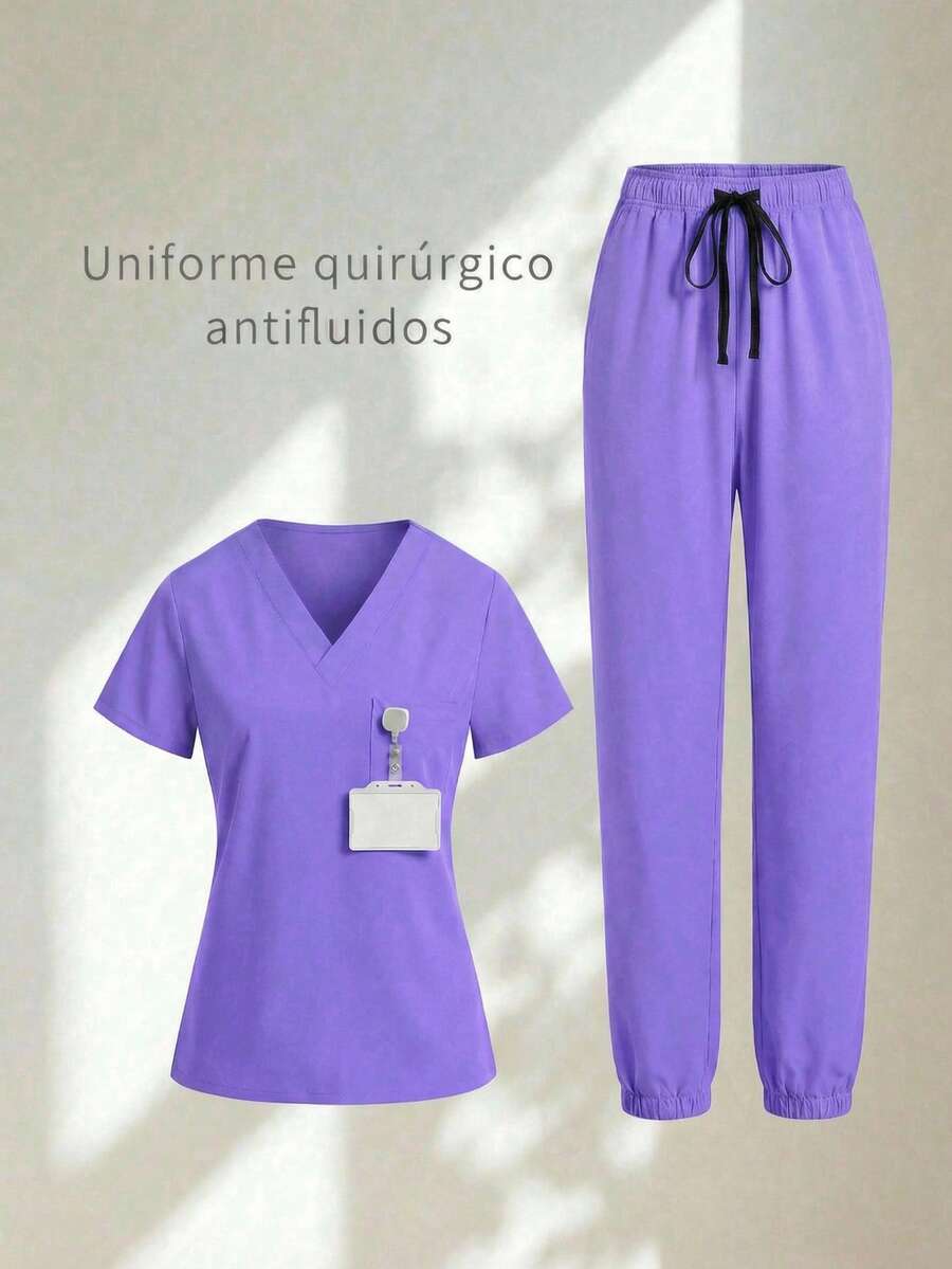 Scrub Sets - Lilac Purple - View 1