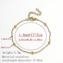 Women's Fashion Stainless Steel Chain Bracelet, Fade-Resistant Jewelry - Multicolor - View 16