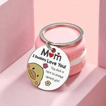 New Mom Birthday Gifts From Son Daughter First Time Best Pregnant Mom Ever Gift Idea Boy Girl Mom Era Keychain - Multicolor - View 11