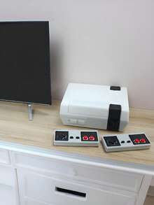 Retro Game Console Model, Miniature Game Console With Joystick, Simulated Cartridge Game, Mini TV Model, Suitable For Doll House Decor Or Office Desk Ornament - Multicolor - View 9