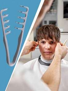 1pc Textured Hair Brush, Fluffy Texture Styling Comb For Volumizing Roots, Bangs Coverage, Widening Teeth To Increase Hair Volume, Curly Voluminous Hairstyle, Unisex Texturizing Comb For Men And Women - Multicolor - View 19