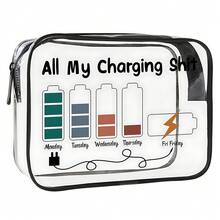 Hair Accessories PVC Makeup Bag, Travel Storage Bag - Girls Lightweight Makeup Bag, Portable Makeup Bag, Cruise Travel Large Capacity, Back To School, Halloween - Multicolor - View 12
