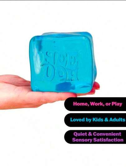3pcs Needo-H Flattened Ice Cube Toys, Toy Games, Hobby Collection, Party Supplies, Creative Toys Suitable For Teenagers, Stress Relief Toys Suitable For Teenagers And Office Workers, Holiday Gifts, Birthday Gifts, New Year Gifts, Valentine's Day Gifts, Party Gifts, Party Props