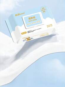 80张装可冲散湿厕纸，浴室用纸巾，纯水湿厕纸，用于清洁 - 多色 - 查看 4