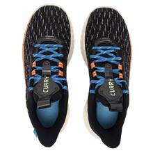 Under Armour CURRY 9 Outdoor & Casual Lightweight Comfortable Sports Sneakers 3025684-004 - Black/Blue/White - View 4
