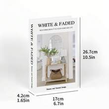 3件套时尚仿书装饰摆件，奢华装饰书，客厅装饰，家居装饰，咖啡桌摆件，现代时尚装饰书，可堆叠展示书，酒店装饰，礼品，创意家居装饰，节日装饰，摄影道具，咖啡厅及酒店氛围装饰，仿真书 - 均碼 - 查看 5