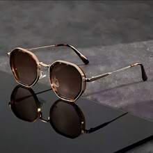 1 chiếc kính gọng hình học kiểu retro, thiết kế thời trang, kính unisex phù hợp cho tiệc tùng, tụ họp, du lịch, đi biển. - Nhiều màu - Xem 10