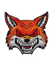 1 pieza Parche bordado de la mascota enojada del equipo de fútbol de la ciudad de Houston para planchar - Multicolor - Ver 1