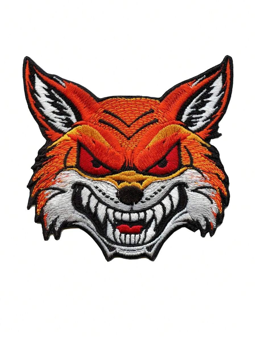 1 pieza Parche bordado de la mascota enojada del equipo de fútbol de la ciudad de Houston para planchar - Multicolor - Ver 1