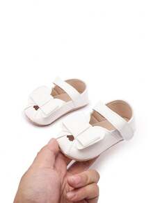 婴儿学步鞋 蝴蝶结透气婴儿学步鞋 - 白色 - 查看 7