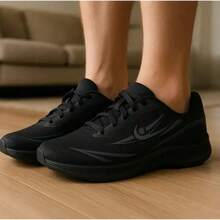 ADX Men's/Women's Black Sneakers – Modern Design And Durable Sporty Sole With Laces - Xám - Xem 4