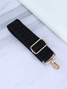 Tali Bahu Hitam yang Dapat Diatur, Cocok untuk Tas Tangan, Dompet, Tas Selempang, Tas Bahu, Perlengkapan Liburan yang Lucu dan Feminin, Aksesoris Tas - Hitam - View 2