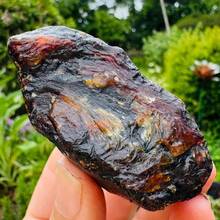 [1pc Natural Amber Stone] Natural Amber Stone - 1pc Elegant Jewelry Making, Science Education Display, Collector's Gift - Decorative Crystal-Like For St. Patrick's Day, Easter, Mardi Gras - Orange - View 10