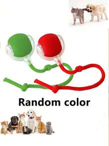 1pc Random Color Indoor Cat Interactive Toy, Motion Activated USB Rechargeable Automatic Rotating Interactive Rolling Ball Cat Toy, Automatic Moving Cat Ball, USB Rechargeable Interactive Ball, Suitable For Cat Interactive Toy - Multicolor - View 11