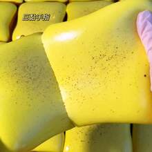 Juguete de alivio del estrés tipo pan hawaiano de curación japonesa de rebote lento, adecuado para mayores de 14 años y adultos, juguete de escritorio de oficina para aliviar la ansiedad - Naranja Quemada - Ver 6