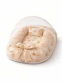 Baby Nest Reducer With Mosquito Net – Comfort And Safety For Baby - Bánh Safari - Xem 3