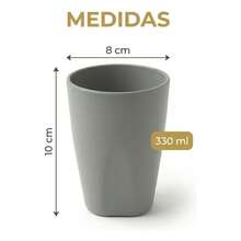 Set Of 30 Colorful Plastic Cups 330ml For Schools, Daycare Centers, And Parties - Grey - View 4