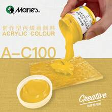 Sơn acrylic chống thấm nước 100ml, Bộ sơn acrylic 100ml/3.38 fl oz - Kết cấu dạng gel, đóng chai, không chất phụ gia, chống thấm nước, chống tia UV, chống phai màu, thích hợp cho vẽ tranh tường, mỹ phẩm và sáng tạo nghệ thuật của học sinh. - Mảnh duy nhất - Xem 4