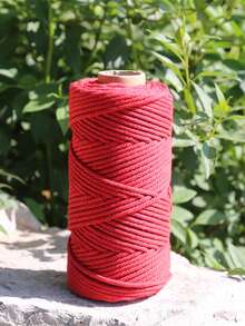 1卷180克钩编棉麻纱线，粗空心棉纱，适用于DIY帽子、包包、手工艺品 - 多款式 - 查看 12