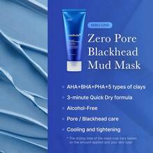 Medicube Zero Pore Blackhead Mud Facial Mask 100g, Bestseller Korean Skincare, Bestseller Facial Mask, Pore Tightening, Quick Mask, Quick Dry Mask, AHA, BHA, PHA, Acne, Blemish, Uneven Texture, Pore Purifying Clay, Korean Mask, Boyfriend Husband Father Brother Girlfriend Wife Mother Friend Birthday Gift, Summer, Bikini, Y2k, Dermatologist-Tested, Best Korean Skincare, Kbeauty, K-Beauty, Best Selling Korean Mask, Must Have Korean Skincare, Swimwear - AHA/BHA/PHA - 查看 5