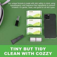 便携式旅行纯水湿巾，清洁湿巾手帕迷你湿巾 - 多色 - 查看 10