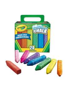 Gises Gigantes | Set 24 Colores Diferentes | Para Dibujo y Juego al Aire Libre | Niños - Multicolor - Ver 4