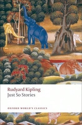Libro de bolsillo usado "Just So Stories: For Little Children" de Rudyard Kipling, con ilustraciones de Lisa Lewis